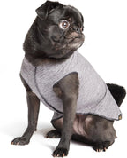 Gold Paw Sun Shield Dog Tee – T-Shirt for Canines – UV Protection, Pet Anxiety Relief, Wound Care – Protects Against Foxtails, Aids Alopecia - Machine Washable, All Season – Size 2 – Grey