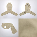 D Doggy Star Italian Greyhound Clothes High-Stretch Sleeveless Onesie for Styling (XL,Coordi Beige)