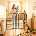 FXW Dog Gate, Extra Wide Adjustable for Openings Up to 55", 45" H | Flexible Space Control, Easy Walk-Through Access, 1 Panel + 1 Gate, For Large Dogs, Garage Use