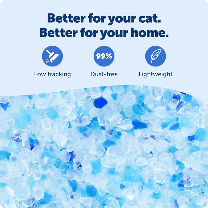 PetSafe ScoopFree Premium Crystal Litter, Fresh Scent, 4.3 Lb Bag, 2 Pack