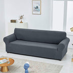 Joccun Stretch Couch Cover Slipcovers, 1-Piece Sofa Covers for 3 Cushion Couch Spandex Jacquard Washable Furniture Protector Cover for Living Room,Kids,Pets(Sofa,Gray)