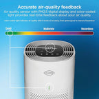 Clorox Medium Room Air Purifiers for Bedroom Home, True HEPA Filter