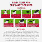 Nature's Miracle Outdoor Pet Stain & Odor Remover, 64 oz Flip & Go Sprayer | For Outdoor Dog & Cat Messes, Cleans Dog and Cat Pee, Poop, Vomit, Drool, Use On Decks, Patio Furniture, Concrete & More