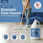 Creative Scents Multipurpose Enzyme Cleaner & Odor Remover | Super Concentrated for Floor, Carpet, Drain | Pet Urine Odor Eliminator | Enzyme Cleaner for Cat Urine & Dog Poop | 1 Gallon - Ocean Breeze