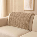 Smiry Couch Cover for Dogs, Non Slip Fuzzy Pet Sofa Arm Covers Washable | Sofa Slipcovers for Armrest & Backrest, Soft Thick Furniture Protector for Cats Dogs, Against Fur, Dirt (35.4"x35.4")