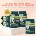Sprinkle & Sweep: Pet Mess & Odor Cleanup - 4 Pack, 15oz Bags - Dog Accident Clumping Powder, Remove Pee-Poo-Vomit From Hard Surfaces, Ultra-Absorbent