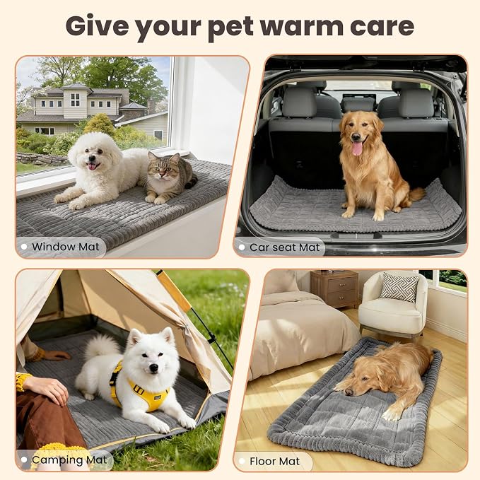 Couch Cover for Dogs Washable, Non Slip Couch Covers for 3 Cushion Sofa Pet Friendly, Fuzzy Pet Couch Cushion Covers for Dog, Thick, Soft for Sofa Protector (Dark Gray, 27.6" x 70.9"/70 x 180cm)