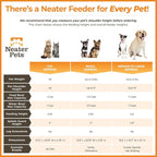 Neater Feeder Express Mess Proof Dog Bowls Elevated for Small Breeds Under 15 Lb, Made in USA, No Spill Raised Dog Food Bowl Stand, Stainless Steel Food and Water Bowl Set, Feeding Station, Black