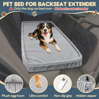 Loiion Dog Car Bed, Non-Slip Backseat Extender Pet Mat 56"x28.7" | Removable, Washable Dog Bed With Waterproof Liner Protects Car Seats, Anti-Slip Travel Bed For Dogs