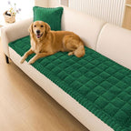 Smiry Couch Cover for Dogs, Non Slip Fuzzy Pet Sofa Covers Washable | Sofa Slipcovers for 2-3 Cushion Couch, Soft Thick Furniture Protector for Cats Dogs, Against Fur, Dirt, Scratch (27.6"x59")