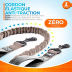 SparklyPets - Hands Free Dog Leash with Reflective Stitches - Waist Leash for Medium & Large Dogs Walking, Hiking, Training, Jogging, Canicross, Running