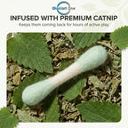 Glaciart One MINI Swabs Cat Toys with Catnip - 6 Pk | Durable for Chew, Cute Cat Toys Interactive Kitty for Boredom, Exercise, & Play | Filled w/Organic Catnip for Anxiety & as Digestive Aid