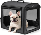 Dog Car Carrier Light Weight 24×17.7×20.5in, Foldable Dog Carrier, Dark Gray
