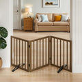 Dog Gate for Stairs,Foldable Dog Gate for Indoor Doorways House,Freestanding Pet Gates for Dogs,Doogie Puppy Fence Gate