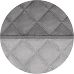 PureFit Reversible Quilted Couch Covers for Dogs Loveseat Sofa Cover 54" | Gray/Light Gray, Water Resistant Couch Protector, Washable Pet Couch Cover with Non Slip and Elastic Straps For Kids