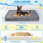 Loiion Dog Car Bed, Non-Slip Backseat Extender Pet Mat 56"x28.7" | Removable, Washable Dog Bed With Waterproof Liner Protects Car Seats, Anti-Slip Travel Bed For Dogs