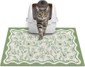 Glittme Cat Litter Mat, 24"x15" Non-Slip Washable Trapping Mat for Cats | Litter Trapping Mat With Thick PVC Coil To Catch Scatter, Soft On Paws And Waterproof Bottom To Protect Floors