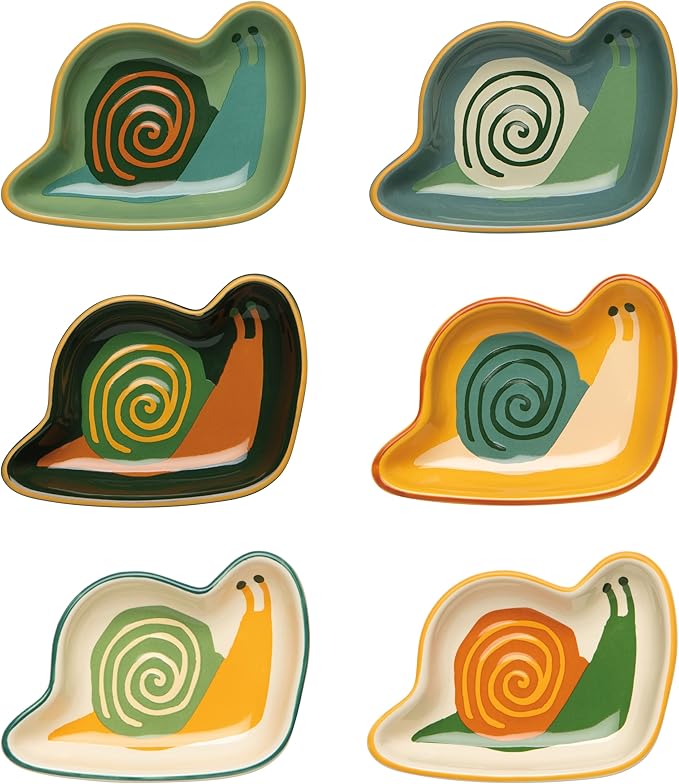 Jubilee Stoneware Pinch Bowls, Snails