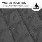 Easy-Going Sectional Couch Covers for Dogs L Shape Sofa Cover Reversible Sofa Slipcover Chaise Lounge Cover Furniture Protector Cover for Pets Dog Cat (Large, Dark Gray/Dark Gray) | Soft Sofa Slipcover For Dogs, Fits Left/Right Chaise Lounge Protector,...