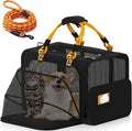 PAWZIDEA Large Pet Carrier Expandable, 24"×16"×16" Soft-Sided Cat Carrier for 2–4 Cats up 55lb, Portable & Collapsible Small Medium Dog Travel Crate for Car, XL Storage Pocket, ID Card, Shoulder Strap