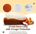 Cat Wrestling Glove, 22 inch Cat Puppet Wrestler with 3 Catnip Pouches & 3 Layer Resistant Protection, Interactive Cat Toy with Removable Bell for Boredom Relief & Mental Stimulation, Chicken