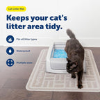 PetSafe Anti-Tracking Cat Litter Mat, Large 30 x 40 in | 30 x 40 in, Durable Mesh Trapping Mat for Crystal & Clay Clumping Cat Litter, Leakproof Double-Layer Backing, BPA-Free