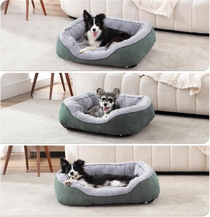 INVENHO XL Dog Beds Large Sized Dog, Washable Orthopedic Warming Soft Sleeping Durable with Anti-Slip Bottom