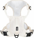 TUG No-Pull Dog Harness, 2 Leash Clips + Padded Handle (XL, Cream) | Water-Resistant Padded Interior | Front No-Pull & Rear Clips | Padded Back Handle | Adjustable Straps | Lightweight