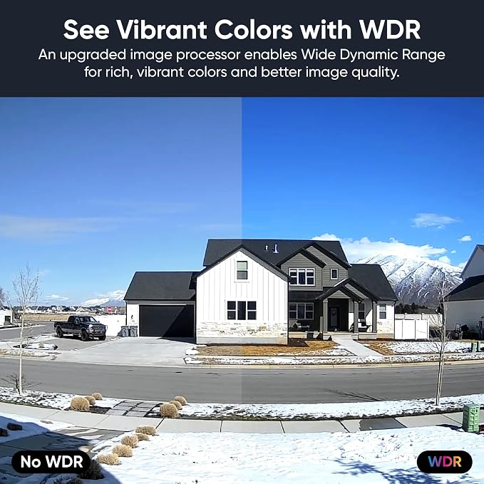 WYZE Cam v4 (Latest Model), 2.5K AI Security Camera, Indoor/Outdoor Cameras for Home Security, Baby Monitor & Pet Camera, Vibrant Color Night Vision, No Subscription Required
