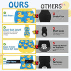 SCENEREAL Anti Slip Dog Socks to Prevent Licking Paws for Hardwood Floors | Double Sides Dog Shoes Boots & Paw Protectors for Hot/Cold Pavement, Dog Grippy Booties for Small Medium Large Senior Dogs