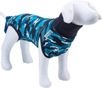 Suitical Recovery Suit Dog, Large, Blue Camouflage