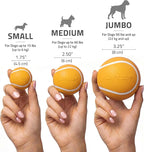 Playology Dog Toys | Squeaky Chew Ball for Large Dogs | Cheddar Cheese Scented Jumbo Dog Ball | Bouncy Floating Chew Toys for Fetch