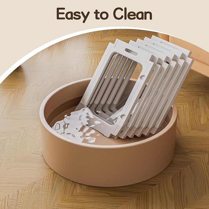 Jalove 24“ H Acrylic Dog Playpen Indoor, Easy Assemble Clear Pet Play Pen | Ideal for Small Dogs,Relieves Pet Anxiety, Plastic Pet Playpen with Door, Rabbit, Dog Pen, Small Cage, White,12 PCS