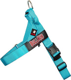 BULLHUG Adjustable Dog Harness– No Pull, No Choke – for English Bulldogs, French Bulldogs, Pugs & Broad-Chested Breeds – Easy, Safe Walks (Teal, Medium)