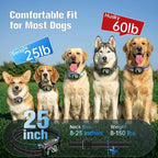 Bark Collar for Large Medium Small Dogs - Smart AI 1S Stop Barking, Anti Barking Device & Dog Training Collar with Beep, Vibration | IP67 Waterproof 8-Level Sensitivity -Jet Black