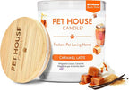 Pet House Fall Candles, Long Lasting, Clean Burning, Soy Wax Scented Candles for Pet Odor, Caramel Latte