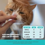 Cat Calming Treats for Anxiety Relief - Dual Texture Crunchy Creamy Calming Chews for Cats - Feline Stress Relief Behavior Support for Travel, Vet Visits, Grooming, Separation Anxiety (90-Day Supply)