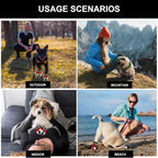 Dog Shoes for Large Dogs Breathble Dog Shoes for Hot Pavement Anti-Slip Dog Boots & Paw Protectors for Summer Hot Pavement Hiking Dog Booties Puppy Outdoor Paw Protectors 4PCS