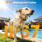2 in 1 Dog Bark and Shock Collar - 4500FT Anti Bark Dog Training Collar with Remote, 3 Training Modes (Tone, Vibration, Safe Shock), IP67 Waterproof, Portable Training Collar for 5-120lbs Dogs