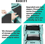 GAPZER Small Dog Carrier Yorkshire Puppy Softshell Chihuahua Transport Cage | Privacy Protection Big Kitten Car Travel Cloth Carry Bag up to 20 lbs, Small Animal Portable Mesh Kennel Cage for Vet Visits