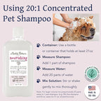 Bobbi Panter Nourishing Dog Conditioner Safflower Oil, Keratin, Shea Butter & Aloe Vera – Detangling Natural Formula for Soft, Smooth & Manageable Coat, 10:1 Concentrate, Made in USA, 14 oz