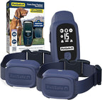 PetSafe Core Dog Trainer with Remote and Add-A-Dog Collar Waterproof Training Collar 1000-Foot Range Tone, Vibration and 15 Levels of Static Built-in LED Light