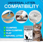Nonscents Cat litter Deodorizer - Odor Eliminator - 8 Pound Bag | Extends Litter Lifespan, Reduces scooping, Fragrance-free, Unscented, Odor Neutralization, Long-lasting, Non-toxic