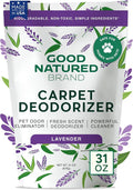 Good Natured Brand | Carpet Deodorizer & Freshener Powder | 31 oz Pet Odor Eliminator for Strong Odor & Pet Urine | Fresh Natural Lavender Scent | Safe for Homes with Pets