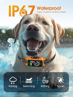 DINJOO Bark Collar for Large Medium Small Dogs - Smart AI 1S Stop Barking, Anti Barking Device & Dog Training Collar with Beep, Vibration & 8-Level Sensitivity, IP67 Waterproof - Pastel Orange