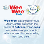 Four Paws Wee-Wee Odor Control Dog Pee Pads with Febreze Freshness