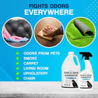 NonScents Stain & Odor Eliminator - For Dog and Cat Urine - 32 oz | Fragrance Free, For Dog and Cat, Dog pee carpet cleaner, Pet odor remover, Cat Urine Destroyer