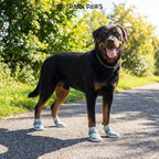 Spark Paws 365 Dog Shoes - All-Season Boots for Winter Snow & Hot Pavement | Water-resistant, anti-slip, stay-on straps - rain, ice & summer booties in one. Reflective; small, medium & large dogs