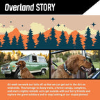 Wolfgang Heavy Duty Dog Leash, Pull-Tested to Over 800 lbs for Walking & Training, Overland Print, Small
