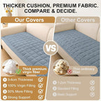 Smiry Couch Cover for Dogs, Non Slip Fuzzy Pet Sofa Covers Washable | Sofa Slipcovers for 2-3 Cushion Couch, Soft Thick Furniture Protector for Cats Dogs, Against Fur, Dirt, Scratch (35.4"x63")